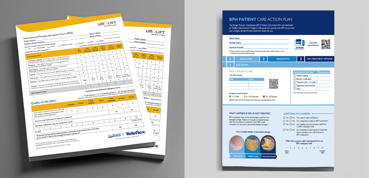 IPSS+BPH Care Plan Tear-pads