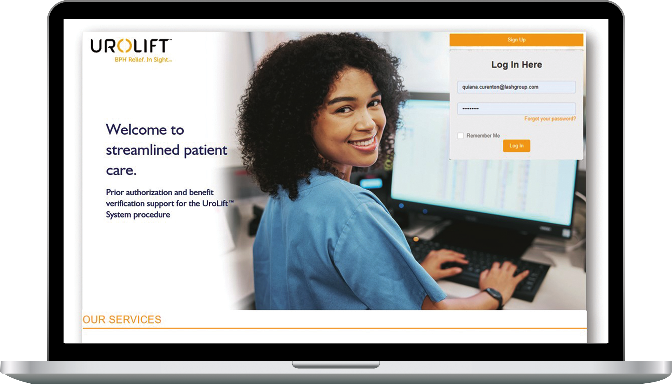 Urolift system reimbursement support program